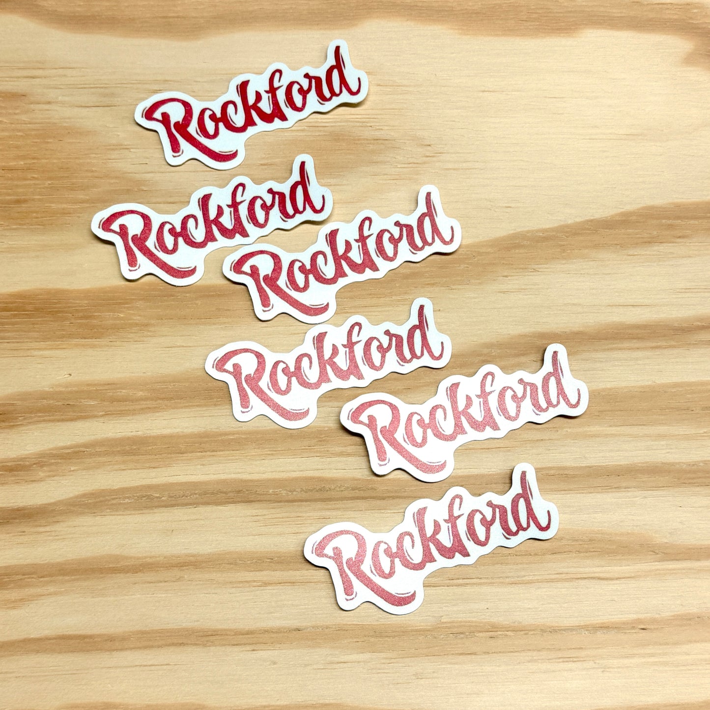 Rockford Sticker - 3" Vinyl Sticker