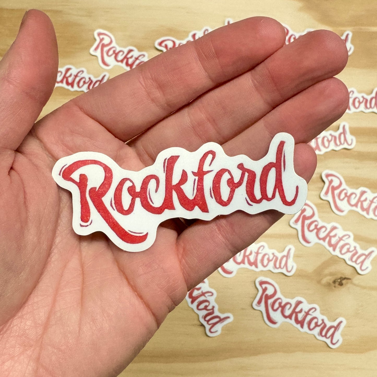 Rockford Sticker - 3" Vinyl Sticker