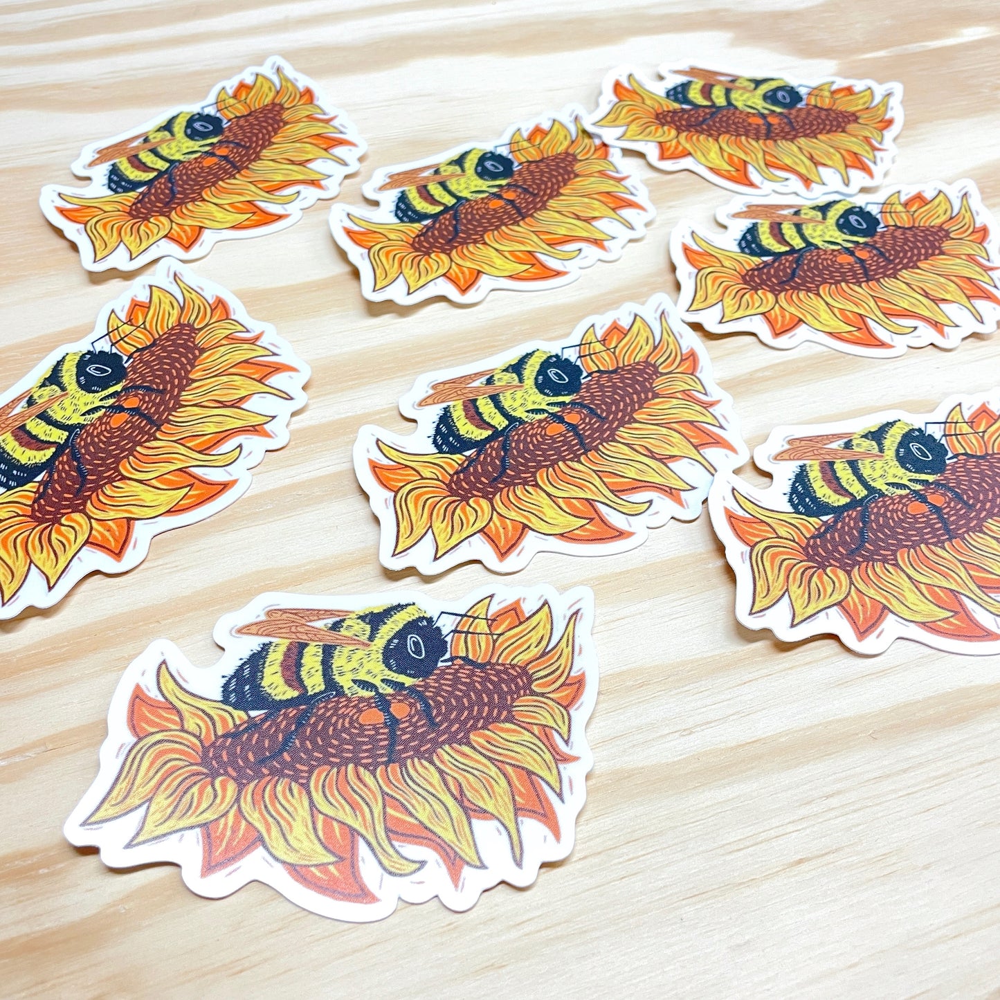 Rusty Patch Bumble Bee Sticker - 3.5" Vinyl Sticker