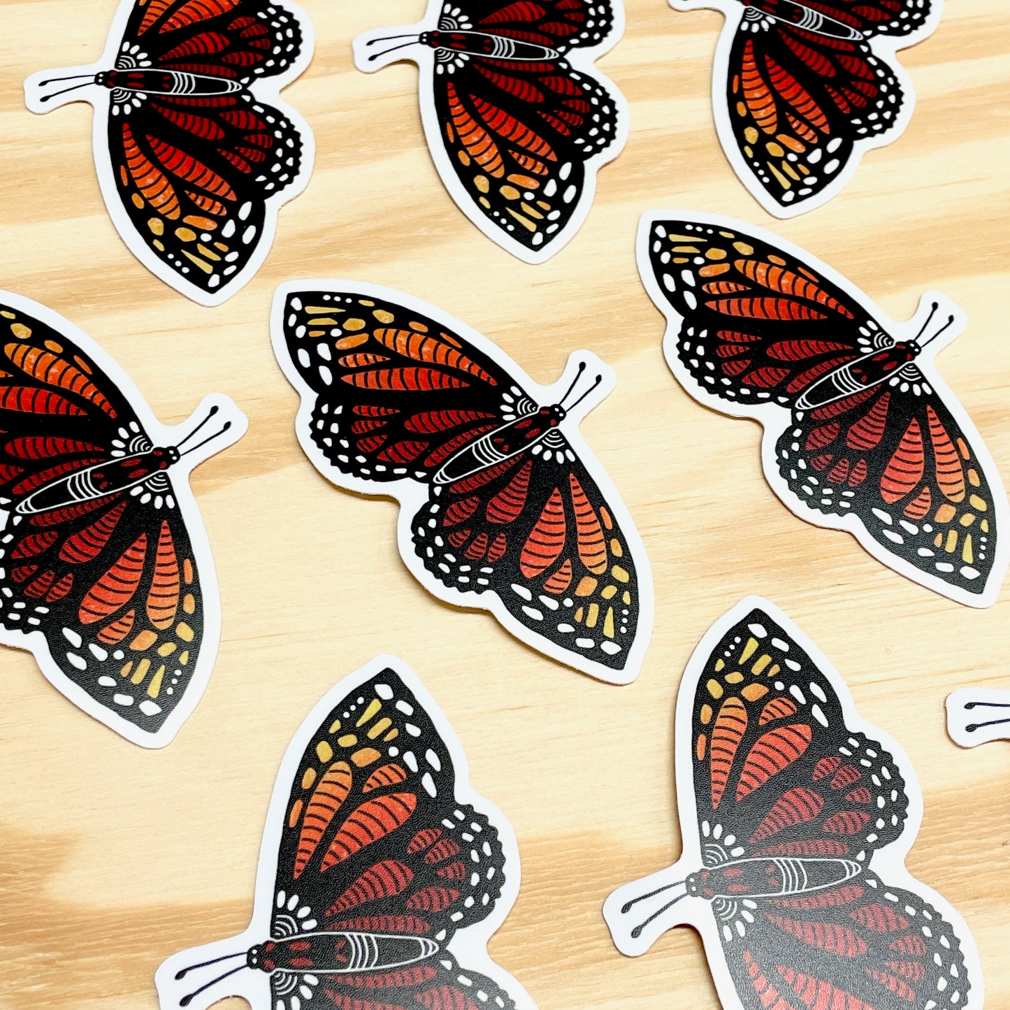 Flutterby Butterfly Sticker - 3" Vinyl Sticker