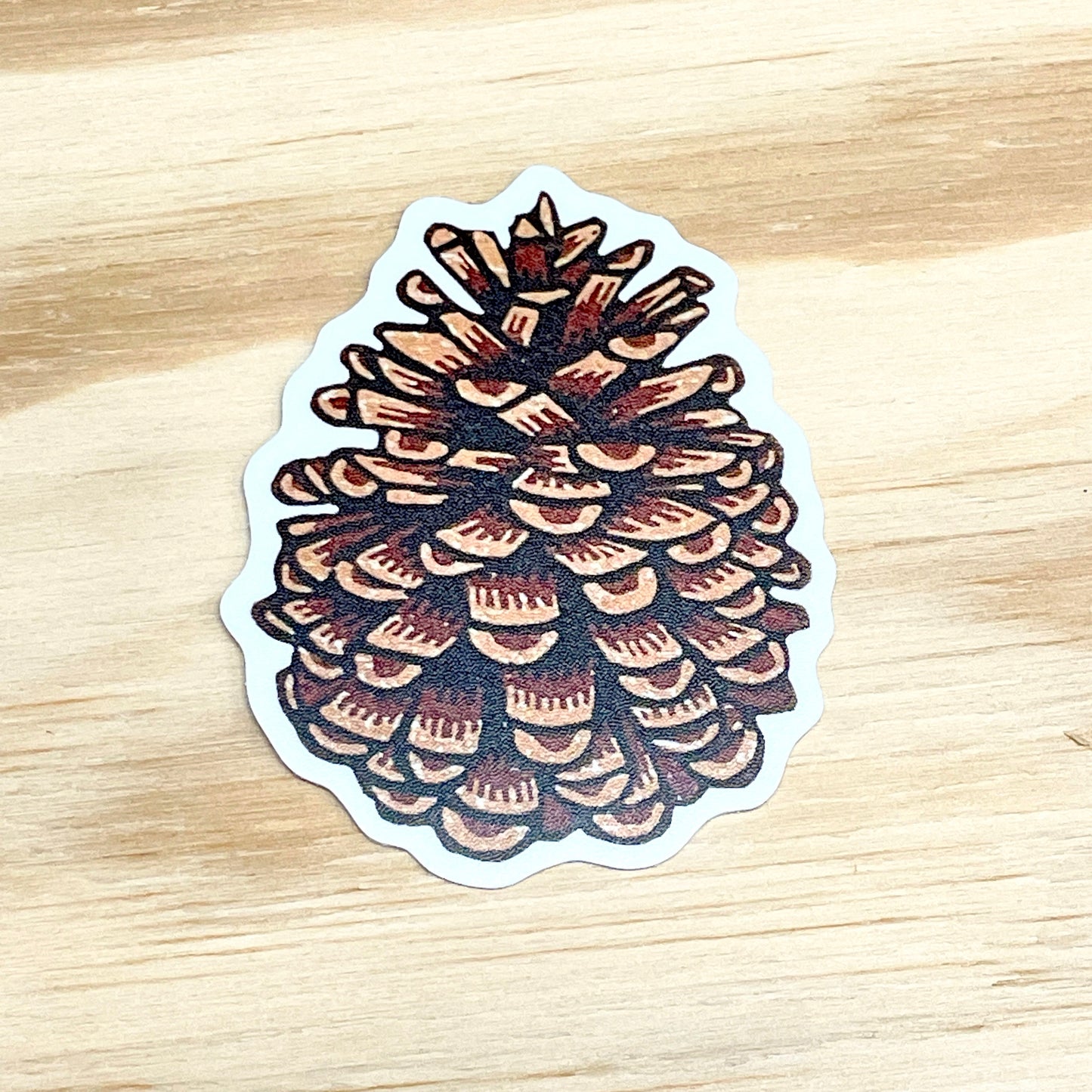 Pinecone Sticker - 2.5" Vinyl Sticker