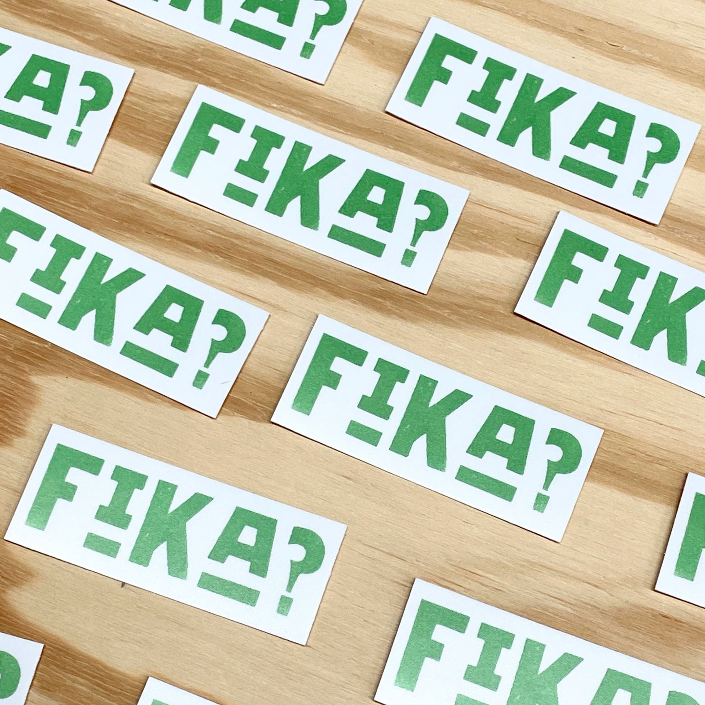 Swedish Fika Sticker - 3" Vinyl Sticker