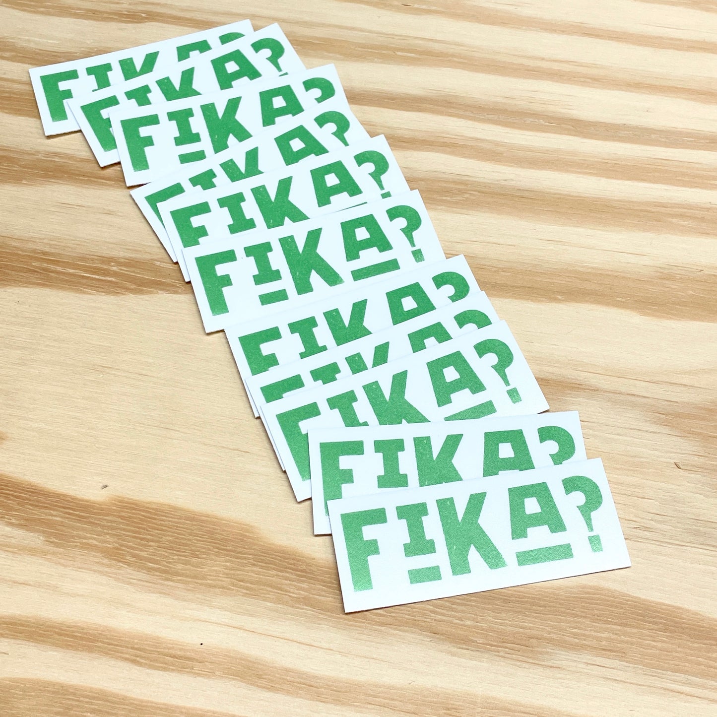 Swedish Fika Sticker - 3" Vinyl Sticker