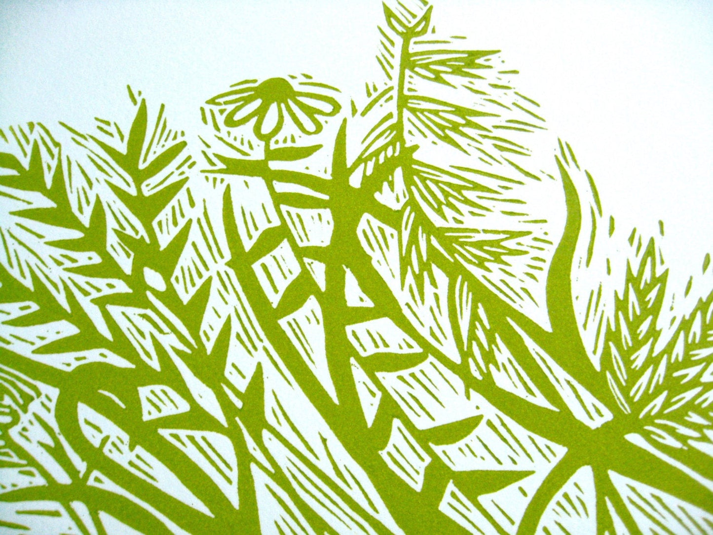 Peaceful Prairie - woodblock print (14x18")