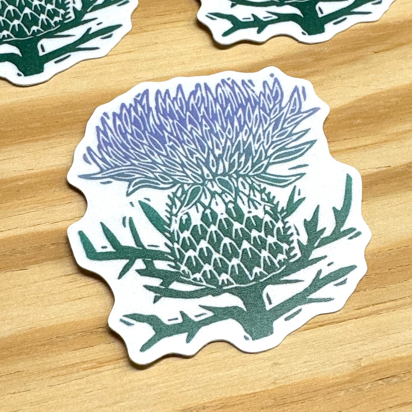 Thistle Flower Sticker - 2.75" Vinyl Sticker
