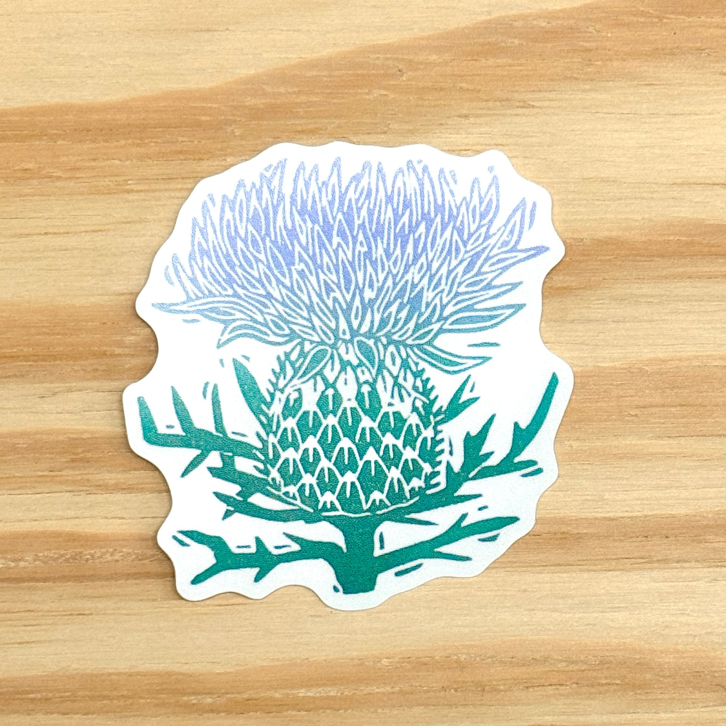 Thistle Flower Sticker - 2.75" Vinyl Sticker