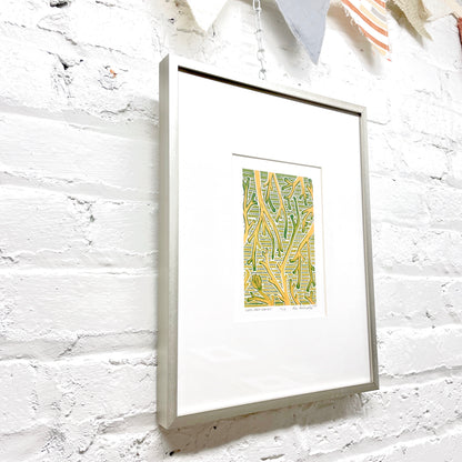 Until Next Season FRAMED - reduction woodblock print (11x14”)
