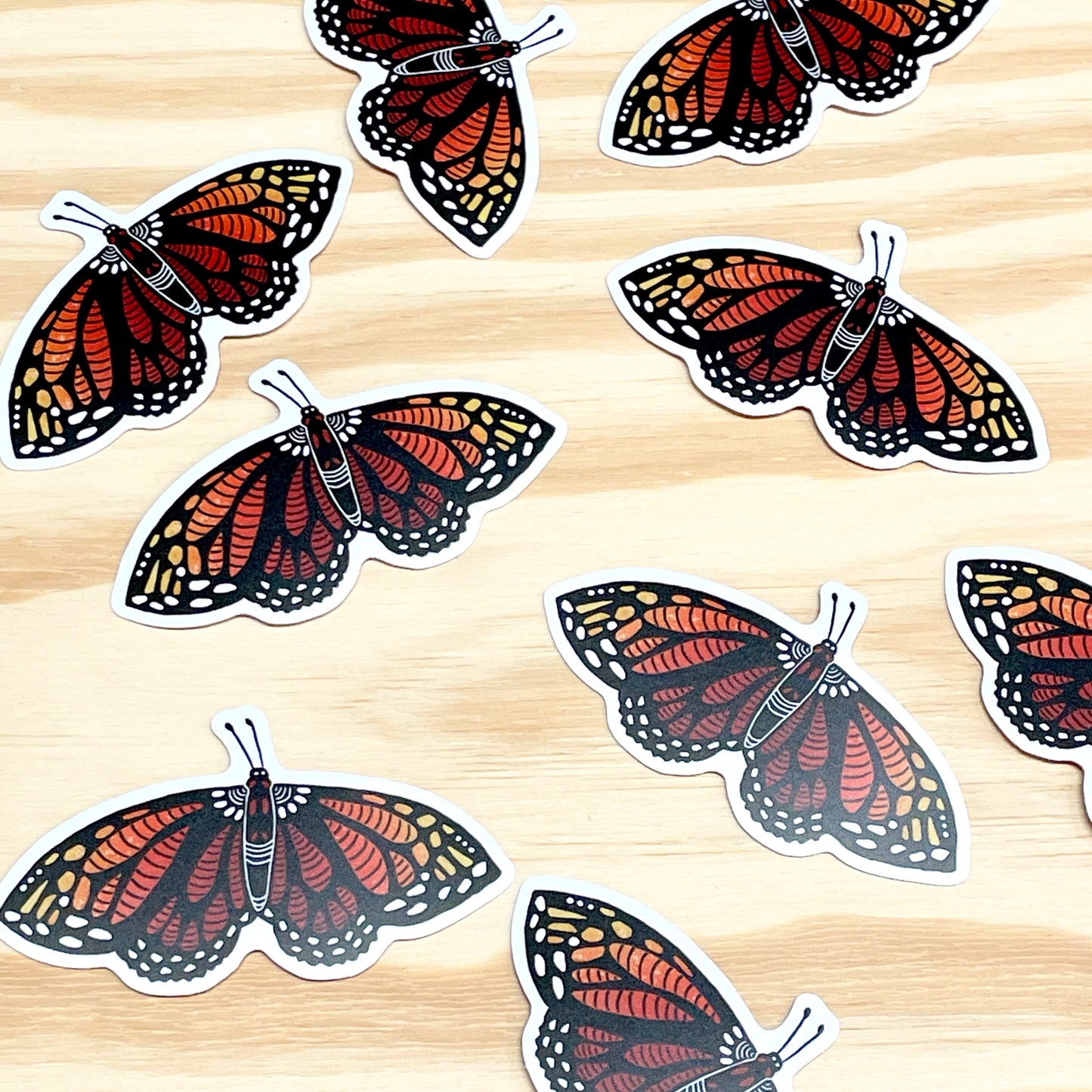 Flutterby Butterfly Sticker - 3" Vinyl Sticker