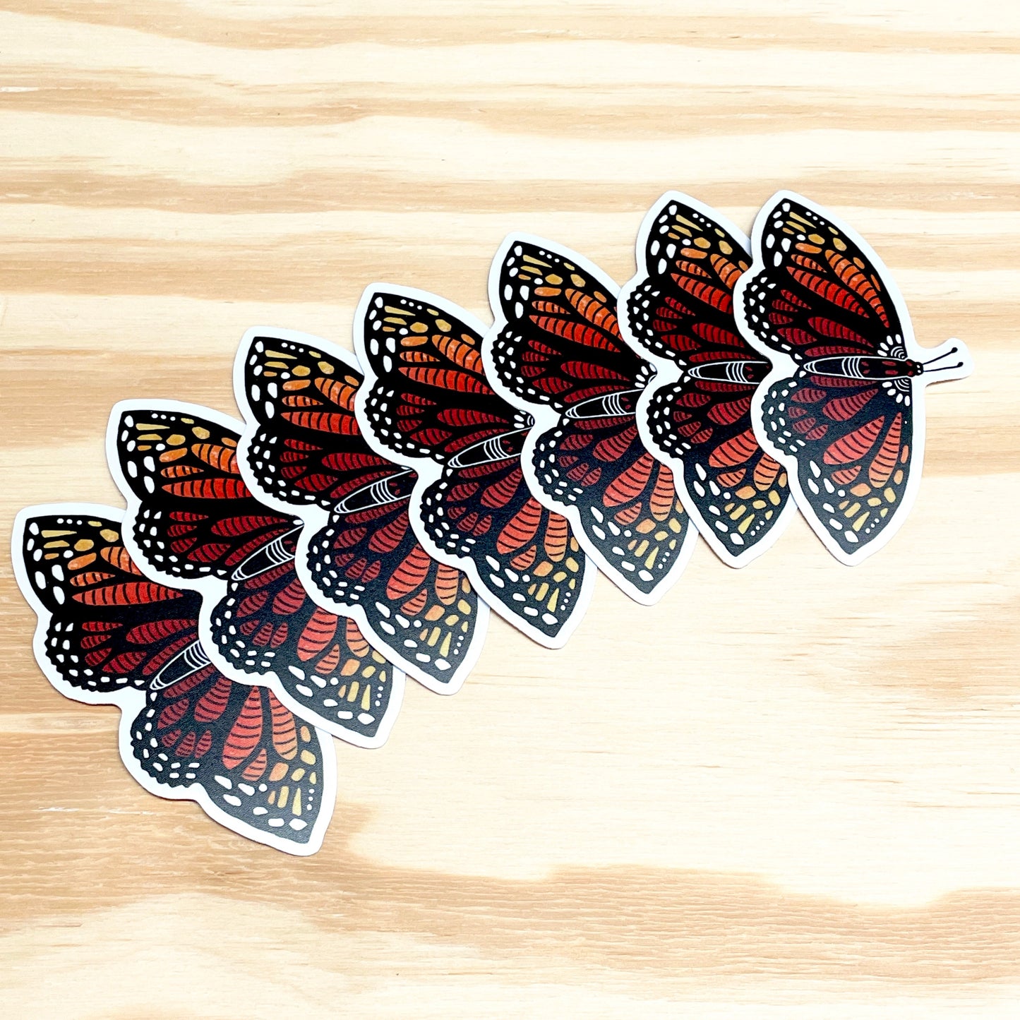 Flutterby Butterfly Sticker - 3" Vinyl Sticker