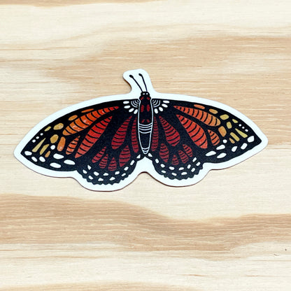 Flutterby Butterfly Sticker - 3" Vinyl Sticker