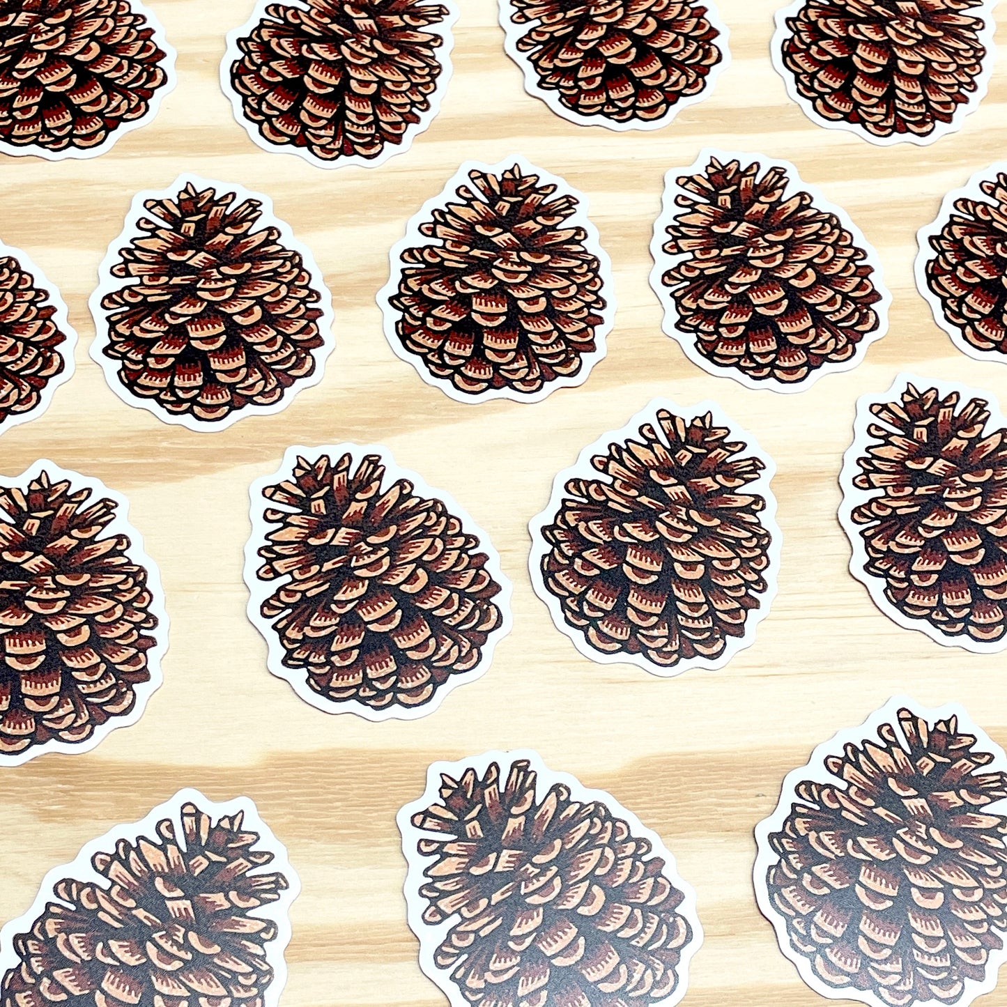 Pinecone Sticker - 2.5" Vinyl Sticker