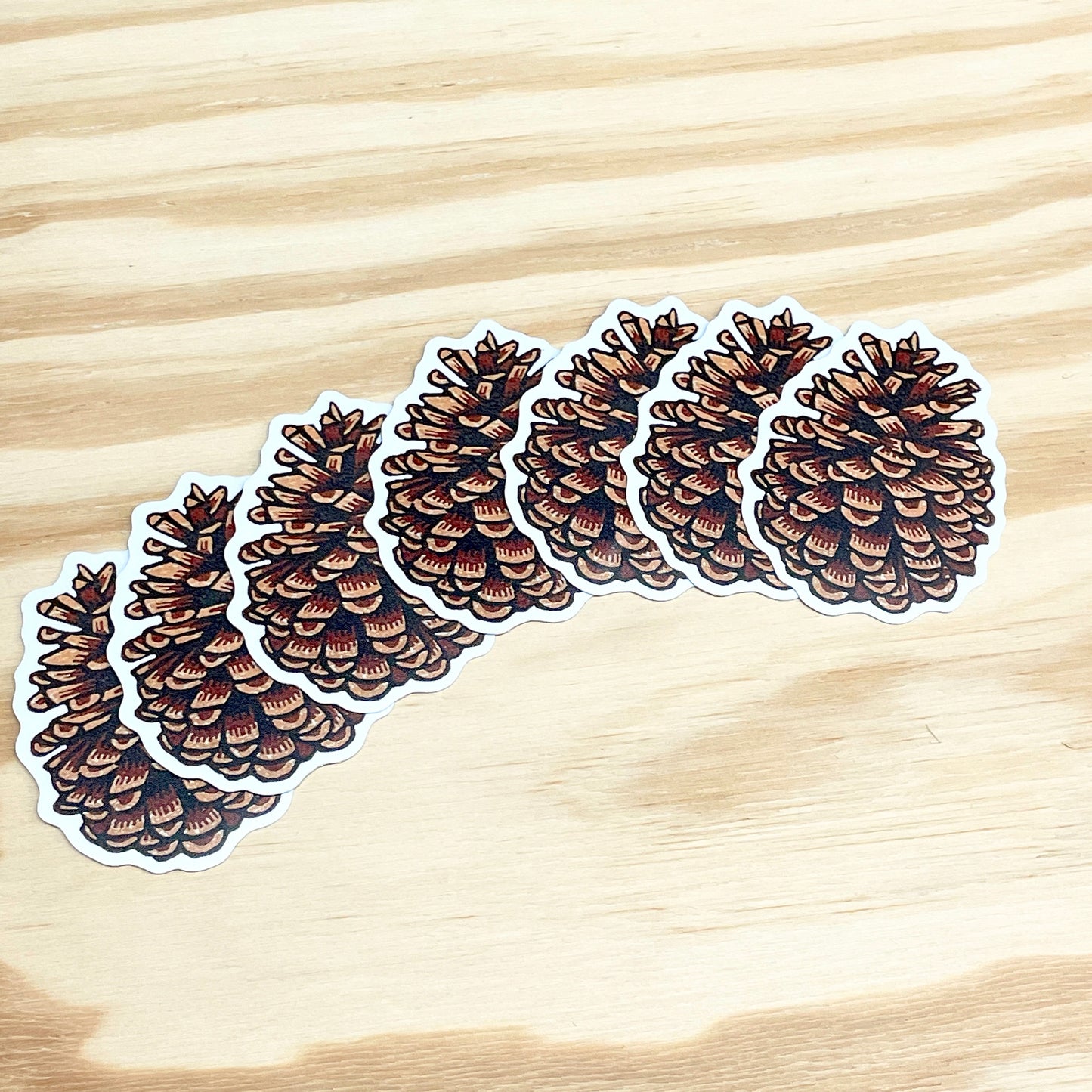 Pinecone Sticker - 2.5" Vinyl Sticker